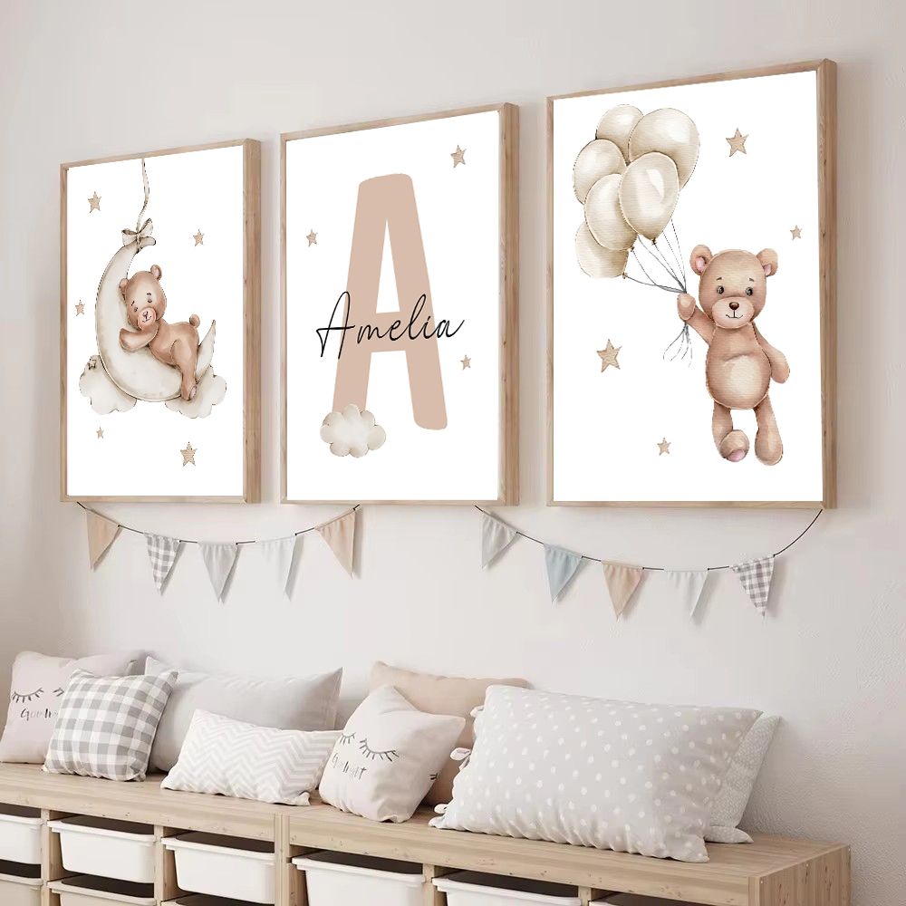 3 unids/set personalizado bebé - Baby Nursery Kit reseña y precio