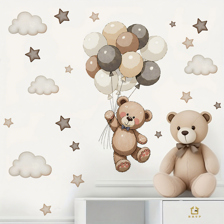 Adorables calcomanías de pared - Baby Nursery Design reseña y precio