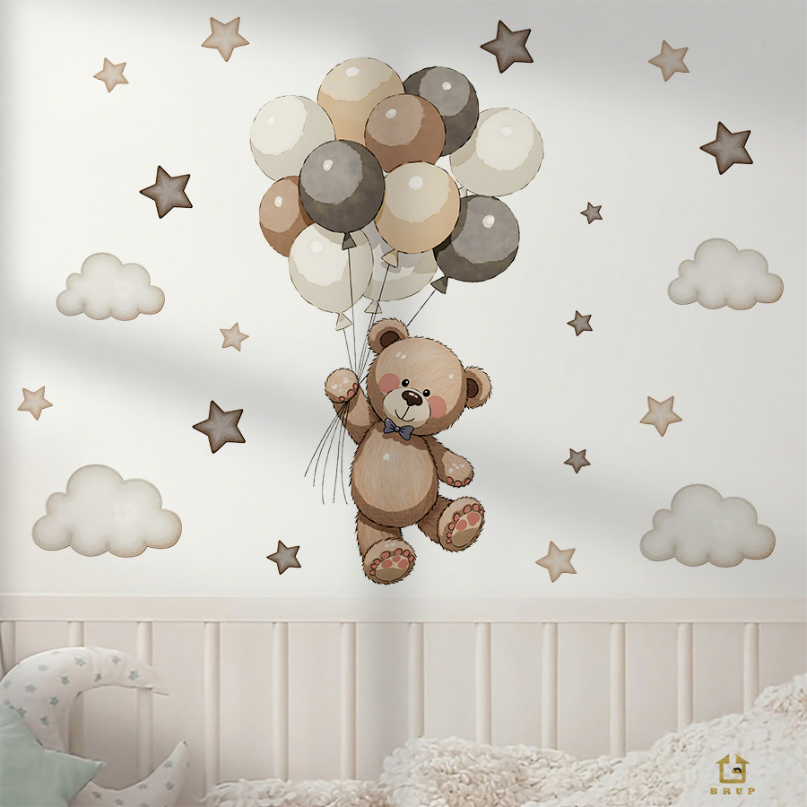 Adorables calcomanías de pared - Baby Nursery Design reseña y precio