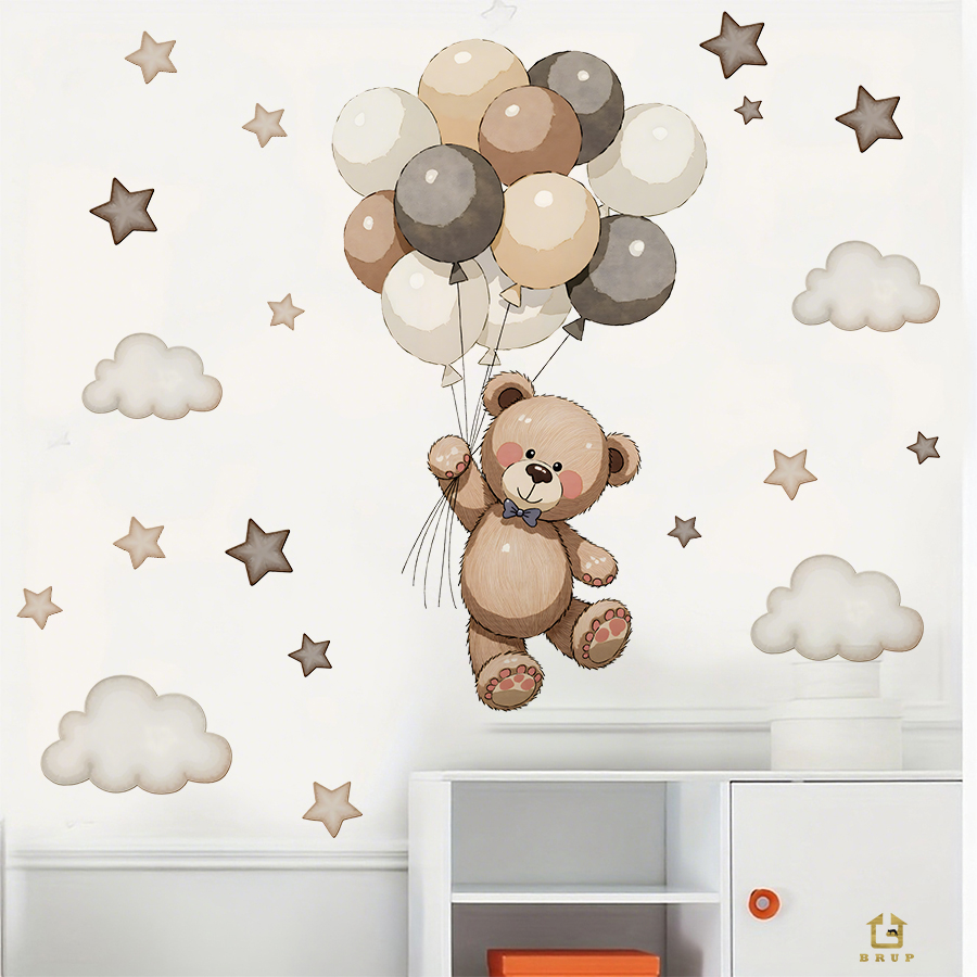 Adorables calcomanías de pared - Baby Nursery Design reseña y precio