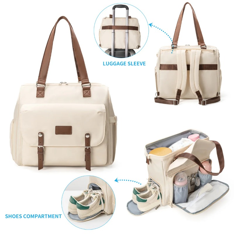 Mochila Pañalera Impermeable p - Baby Nursery Backpack reseña y precio