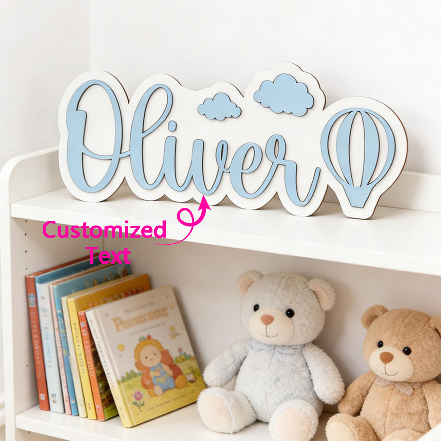 Letrero Personalizado para Hab - Baby Nursery In reseña y precio