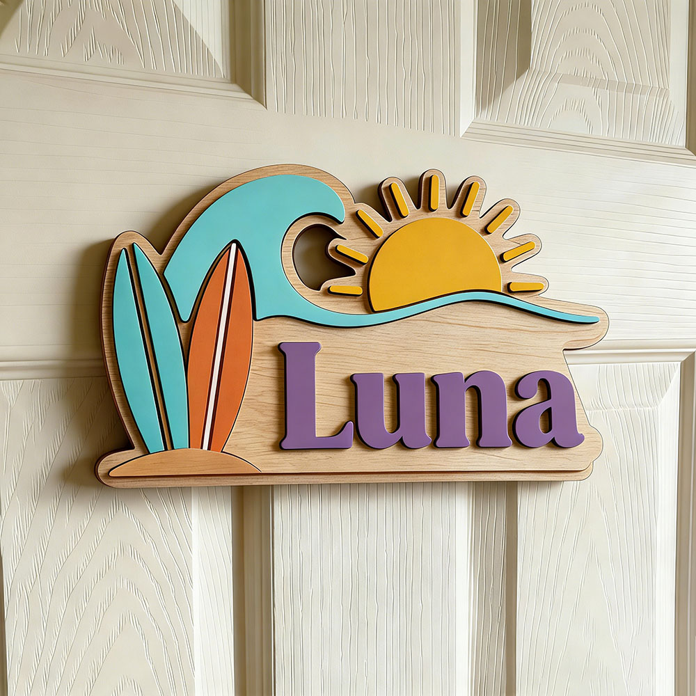 Letrero de puerta personalizad - Baby Nursery In reseña y precio