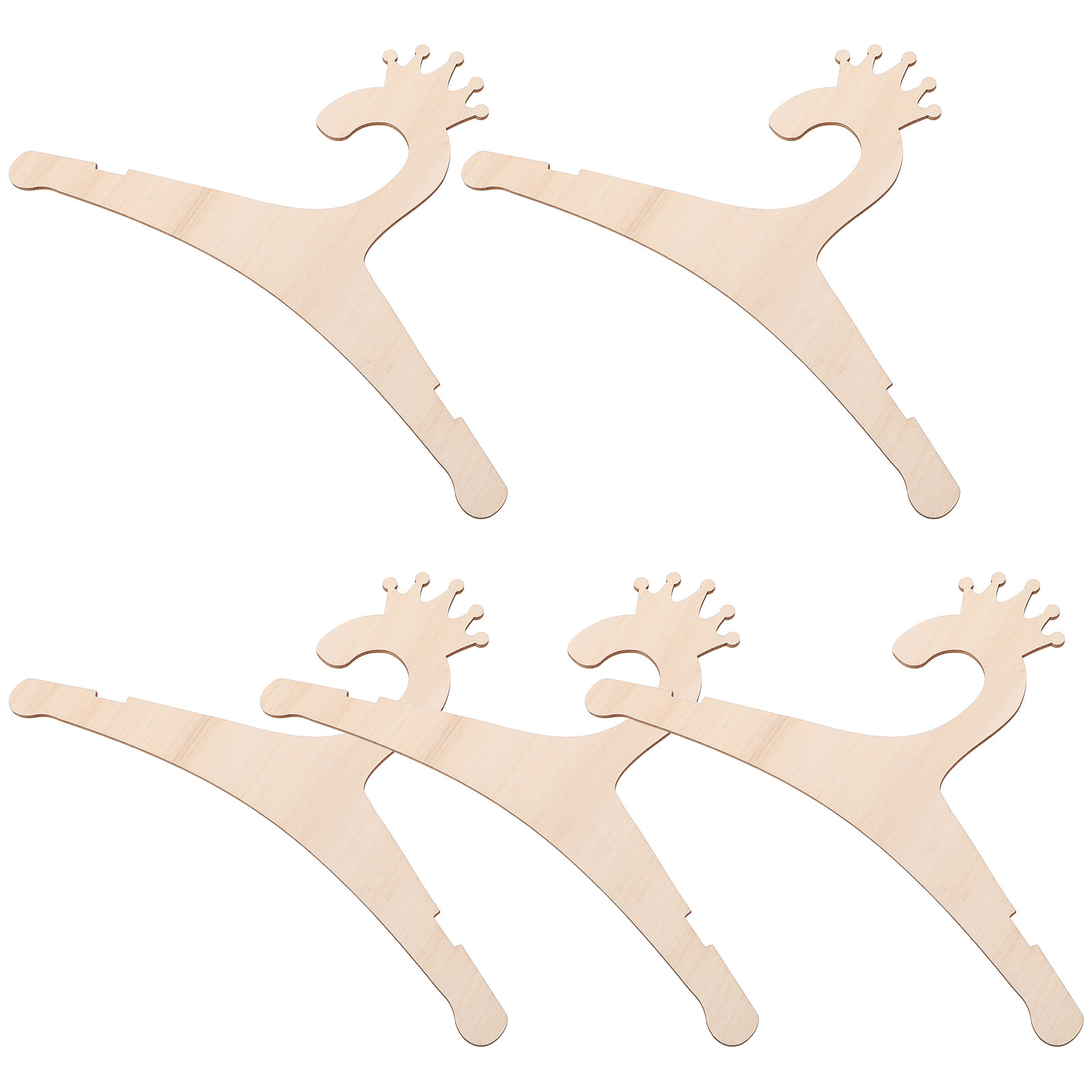 5 unidades de perchas de mader - Baby Nursery Closet reseña y precio
