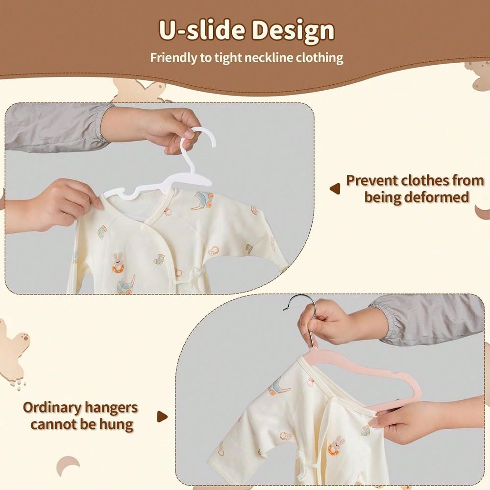 Paquete de 70 100 perchas para - Baby Nursery Closet reseña y precio